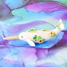 Load image into Gallery viewer, Tiny flower narwhal