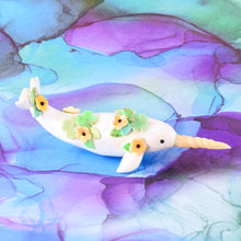 Load image into Gallery viewer, Tiny flower narwhal