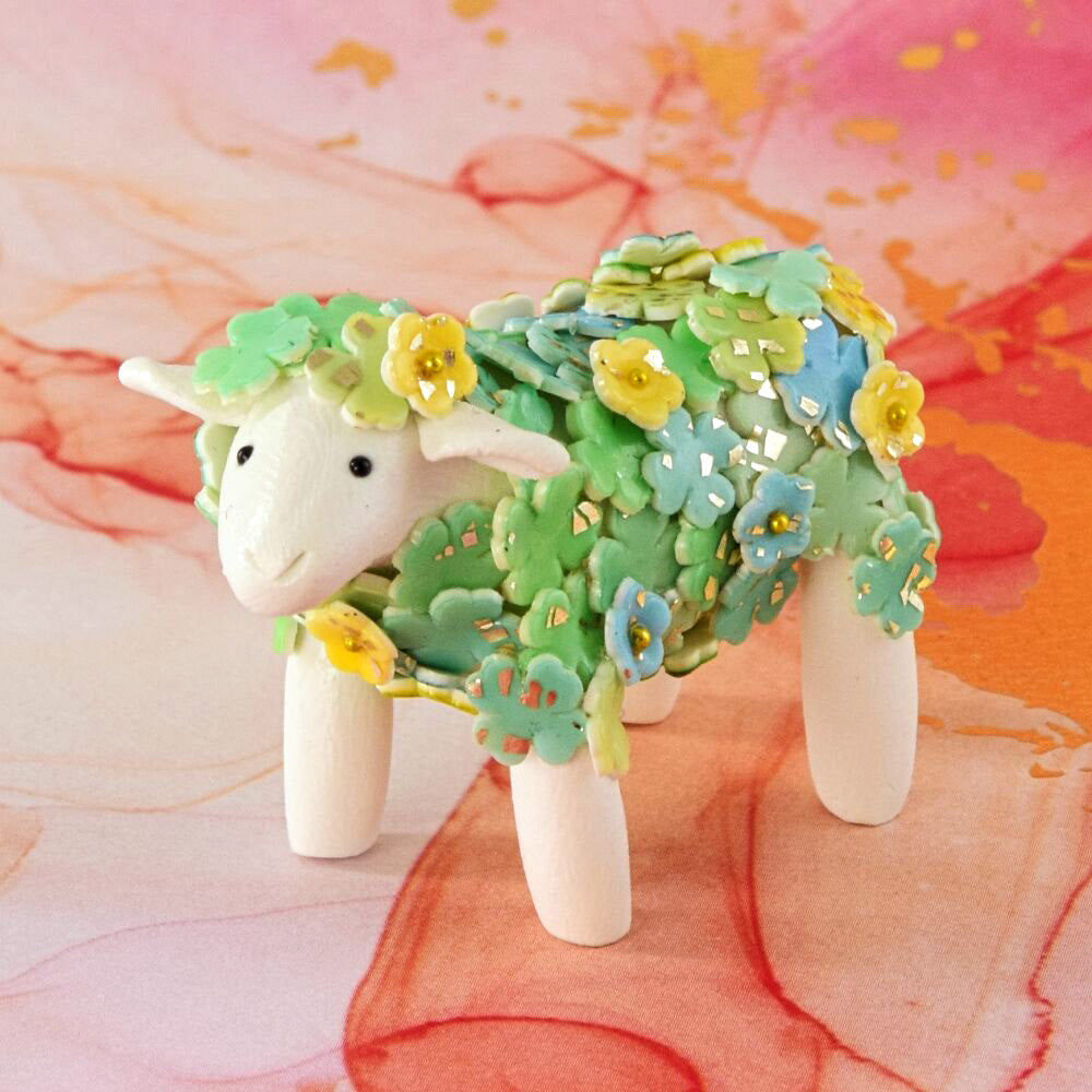 Tiny shamrock sheep