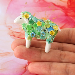 Tiny shamrock sheep