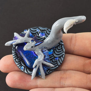 Tiny gray sea wyvern