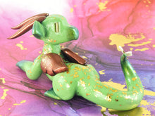 Load image into Gallery viewer, Green and gold butterfly dragon