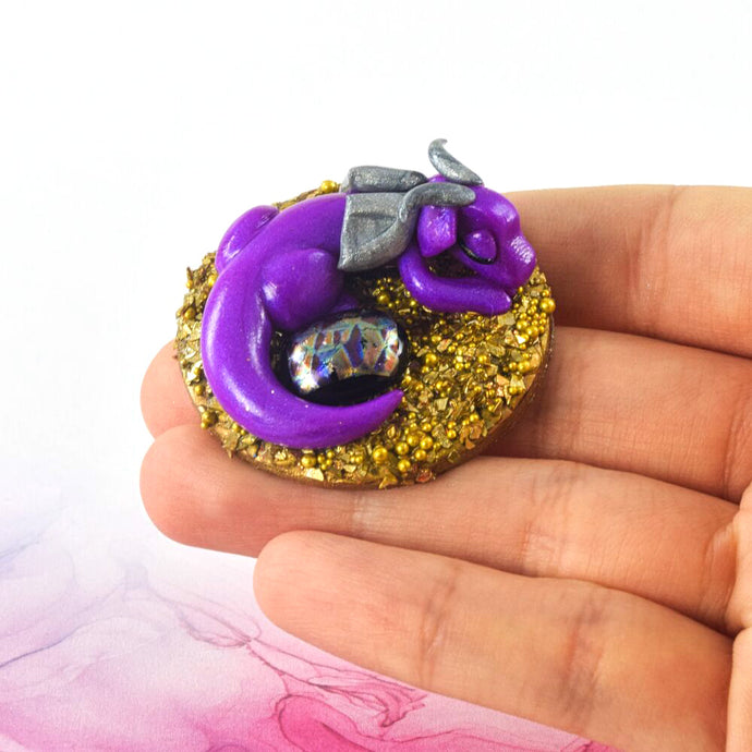 Purple mini treasure dragon