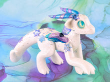 Load image into Gallery viewer, Standing white snow dragon