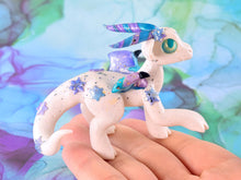 Load image into Gallery viewer, Standing white snow dragon