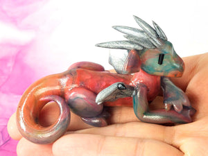 Translucent swirled scrap dragon