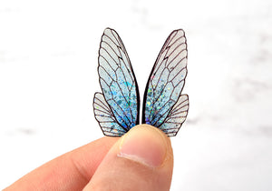 Half-shattered holographic fairy wings