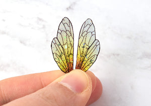 Half-shattered holographic fairy wings