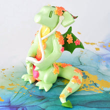 Load image into Gallery viewer, Light green flower iPod dragon