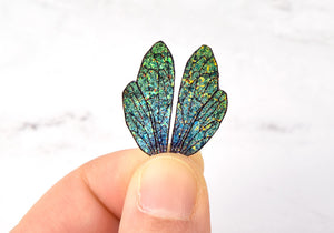 Shattered holographic fairy wings